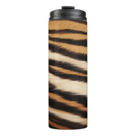 Luxury Tiger Skin Faux Fur Wild Animal Stripe Thermosbeker