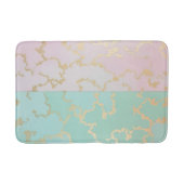 Luxury Trendy Blush Pink Soft Mint Gold Collection Badmat (Voorkant)