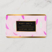 Luxury Trendy Feathers Boho Collection Visitekaartje (Voorkant)