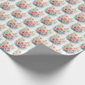 Luxury Trendy Wildflowers Beautiful Collection Cadeaupapier (Hoek)