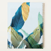 Luxury Tropical Leaves Planner (Achterkant)