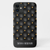 Luxury Tufted Texture Case-Mate iPhone Case (Achterkant)