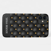 Luxury Tufted Texture Case-Mate iPhone Case (Achterkant (horizontaal))