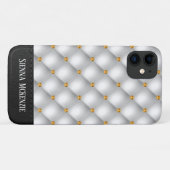 Luxury Tufted Texture Case-Mate iPhone Case (Achterkant (horizontaal))