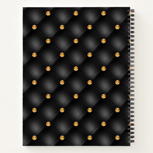 Luxury Tufted Texture Notitieboek (Achterkant)