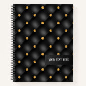 Luxury Tufted Texture Notitieboek (Voorkant)