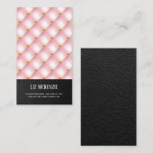 Luxury Tufted Texture Visitekaartje (Voorkant / Achterkant)