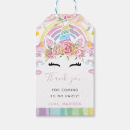 Luxury Unicorn Magical Birthday - persoonlijk Cadeaulabel