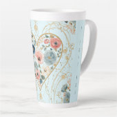 Luxury, Valentine's Day, Flowers of My Heart Latte Mok (Rechterhoek)
