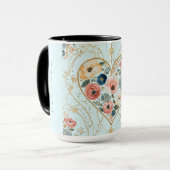 Luxury, Valentine's Day, Flowers of My Heart Mok (Voorkant links)