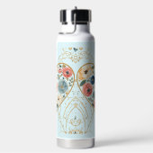 Luxury, Valentine's Day, Flowers of My Heart Waterfles (Rechts)