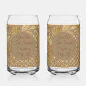 Luxury,Valentine's Day,Gold Flowers,Pixels Pattern Blikvorm Glas (Voorkant)
