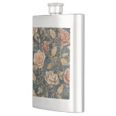 Luxury, Vintage,Garden of Roses, Blue Background Flacon (Links)