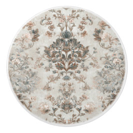 Luxury Vintage Imperial Floral Keramische Knop