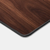 Luxury Walnut Wood and Teal Resin Art Desk Mat (Hoek)