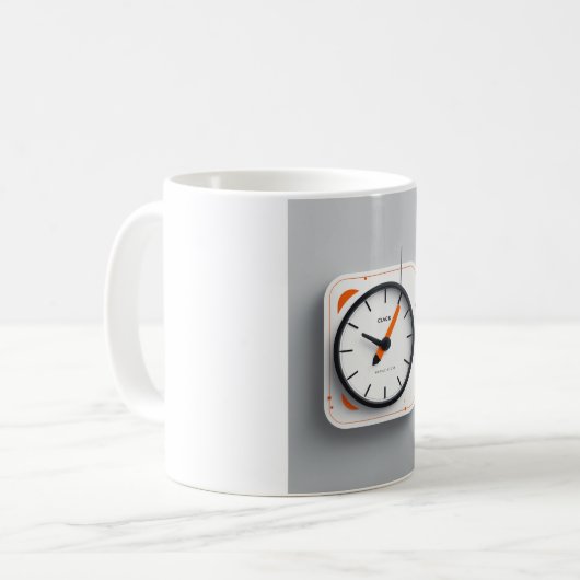 Luxury Watch Logo Mug | Premium Timepiece Artwork Koffiemok (Voorkant links)