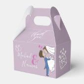 Luxury Wedding Favor Boxes voor gasten Bedankdoosjes (Achterkant)