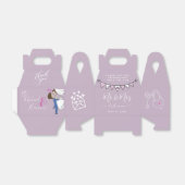 Luxury Wedding Favor Boxes voor gasten Bedankdoosjes (Uitgevouwen)