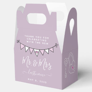 Luxury Wedding Favor Boxes voor gasten Bedankdoosjes