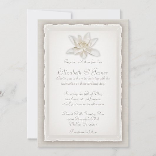 Luxury Wedding Invitations Kaart (Voorkant)
