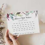 Luxury Whimsical Boho Floral Weddenschap Briefkaart<br><div class="desc">Deze luxe griezelige boho floral bruiloft-advieskaart is perfect voor een ritje. Het ontwerp is voorzien van meerkleurige roos- en pony-bloemen met groen bladeren, die de natuurlijke schoonheid inspireren. Deze kaarten zijn perfect voor een bruiloft, vrijgezellenfeest, baby shower, graduatiedag en nog veel meer. Pas de kaarten aan met de namen van...</div>