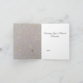 Luxury White 3D Islamic Crescent & Mosque Ramadan Feestdagen Kaart (Binnen)