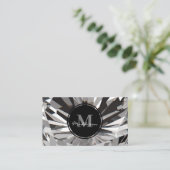 Luxury White Diamond Jewel Gem Design Visitekaartje (Staand voorkant)