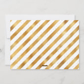 Luxury White en Gold 3 Photo Merry Kerstmis Feestdagenkaart (Achterkant)