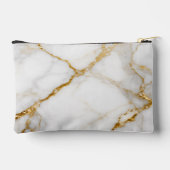 Luxury White Marble Gold Monogram Real Estate  Etui (Achterkant)
