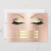 Luxury Wimpers Wit Goud Make-up Certificaat Cadeau (Voorkant)