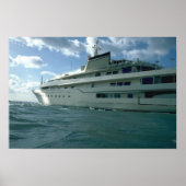 Luxury yacht poster (Voorkant)