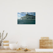 Luxury yacht poster (Keuken)