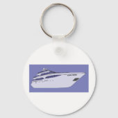 Luxury Yacht Sleutelhanger (Voorkant)