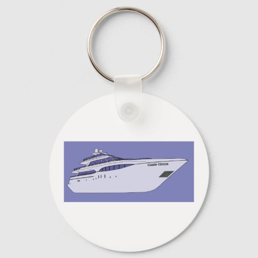 Luxury Yacht Sleutelhanger (Voorkant)
