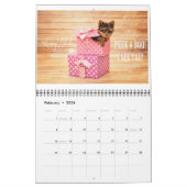 Luxury Yorkies 2014 Aangepast gedrukt kalender (Feb 2026)