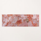 Luxury Zen Pink Hematoid Quartz Yogamat (Voorkant (horizontaal))