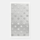 Luxury Zilver Wegwerp  Servet (Voorkant)