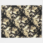 LuxuryLeaves Fleece Deken (Voorkant (Horizontaal))