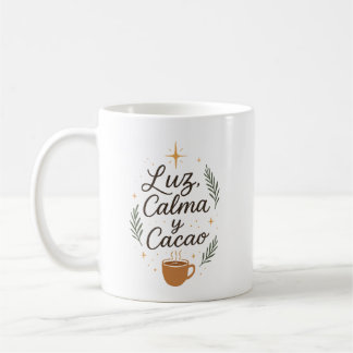 ✨ Luz, Calma y Cacao – Diseño Navideño Aesthetic Koffiemok
