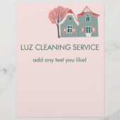 LUZ CLEANING Custom Flyer (Voorkant)
