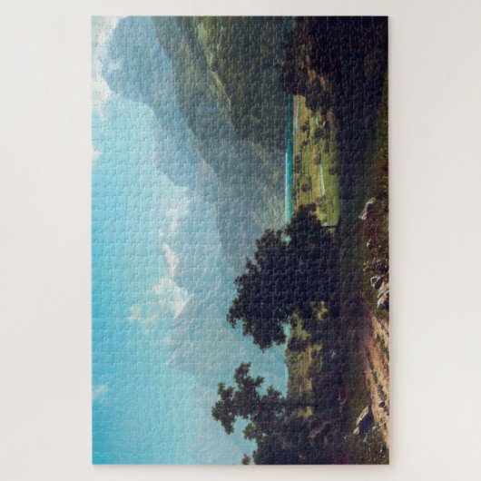 Luzermeer, Albert Bierstadt Legpuzzel (Verticaal)