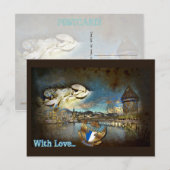 LUZERN  Grunge - Briefkaart (Voorkant / Achterkant)