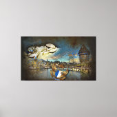 LUZERN Grunge - Canvas (Voorkant)