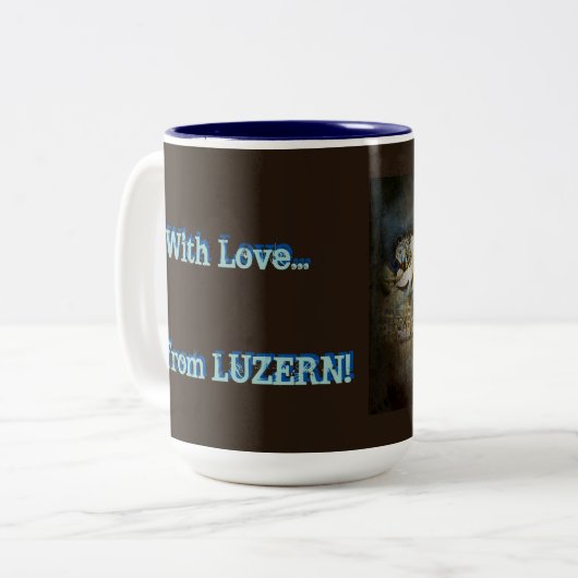 LUZERN  Grunge - Koffie-, thee- Mok (Voorkant links)