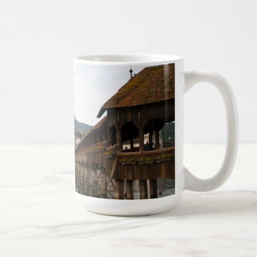 Luzern Kappelbrücke Kaffeetasse Mok (Rechts)