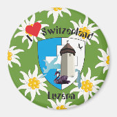 Luzern Schweiz Magnet (Voorkant)
