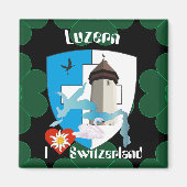 Luzern Schweiz Magnet (Voorkant)