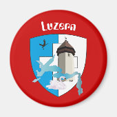 Luzern Schweiz Magnet (Voorkant)