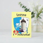 Luzern Schweiz Postkarte Briefkaart (Staand voorkant)