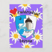 Luzern Schweiz Postkarte Briefkaart (Voorkant)